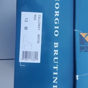 * brand new *Giorgio brutini calloway red size 13
